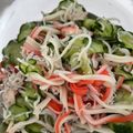 ☆ゆでたまこ☆'s cooksnap of when they made きゅうりとカニカマの酢の物.