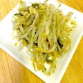 テケテケ0435's cooksnap of when they made レンジ調理！もやしの旨和え.
