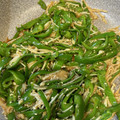 ＭＩ−ＳＡＮ's cooksnap of when they made ピーマンとえのきのバター醤油炒め.