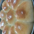 てぬきでらくしたい's cooksnap of when they made 30分で完成？不思議パンの湯種ちぎりパン.
