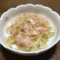 ゆ—すけ's cooksnap of when they made もやしとハムのからし和え.