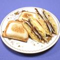 ＠迷子＠'s cooksnap of when they made チョコバナナホットサンド☆.