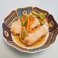 バカリャウ's cooksnap of when they made ゆで鶏で作る★柔らか鶏むね肉の南蛮漬け。.