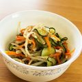 ♡こもれび♡'s cooksnap of when they made 学校給食再現☆もやしと人参の花鰹サラダ。.