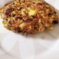 はるや母's cooksnap of when they made 蓮根と卵だけでモチモチお好み焼き✿.