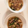 ふふふのりか's cooksnap of when they made 大根とにらのひき肉あん.