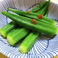 ÿuuka☆212's cooksnap of when they made 夏野菜堪能！オクラの浅漬け【簡単副菜】.