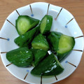 みぃくんのママ's cooksnap of when they made 簡単過ぎ！きゅうりの漬物.