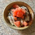 Mokainnyc's cooksnap of when they made しめさば香菜グレープフルーツのサラダ.