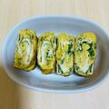 ももゆみ1230's cooksnap of when they made 大葉入りふんわりたまご焼き.