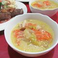 イベ長's cooksnap of when they made ☆あったか！具だくさんミルクスープ♪.