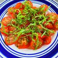 azbjbn's cooksnap of when they made ミニトマトと大葉のサラダ.