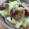 ＊まめゴマ＊'s cooksnap of when they made ☆あさりときゃべつのにんにく炒め☆.