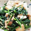 みぽぴぽ's cooksnap of when they made ほうれん草と厚揚げのピリ辛胡麻和え.