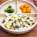 ゆゆゆぱっと's cooksnap of when they made 離乳食完了期・にらとささみの親子丼.