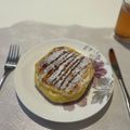 pyon♡✩'s cooksnap of when they made 離乳食にも＊ぱくぱくパンケーキ♪卵半分！.