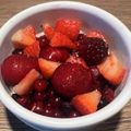 Yokchina's cooksnap of when they made グラノーラとフローズンヨーグルトのパフェ.
