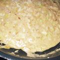 た。そ。's cooksnap of when they made フライパンで1人もんじゃ焼き♪.