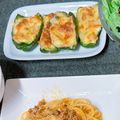 茶太郎ラッシュ･ω･'s cooksnap of when they made お弁当に簡単おかず❤ツナマヨピーマン焼き.