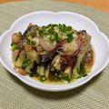 mogusun＊'s cooksnap of when they made レンジで簡単☆なすの白だし生姜おひたし.