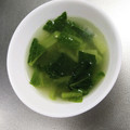 さがおり's cooksnap of when they made 小松菜とわかめの中華風スープ.