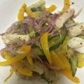 鈴木さんちの猫's cooksnap of when they made 夏野菜とイカのマスタードマリネ.