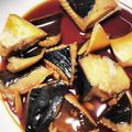 zdfoj's cooksnap of when they made すき焼きのたれとめんつゆで赤えいの煮付け.