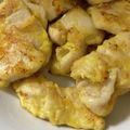 gumy's cooksnap of when they made 鶏胸肉の簡単やわらかピカタ♪ナゲット風.