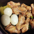 sayuki♪'s cooksnap of when they made 放置で完成♡手羽元の甘辛煮！茹で卵添え♪.