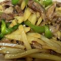 クックKMJBJE☆'s cooksnap of when they made 好きなお肉で♪じゃが芋の青椒肉絲風♡.
