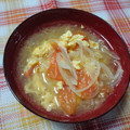 ☆猫舞☆'s cooksnap of when they made ★たまごとトマトの中華スープ★.