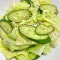 __おもち's cooksnap of when they made レタスときゅうりでお箸が止まらないサラダ.