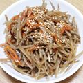 ﾋﾟﾛﾐ♡'s cooksnap of when they made きんぴらゴボウ（黄金比）.