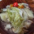 マキマキ913's cooksnap of when they made 新じゃが新玉春キャベほっこりポトフスープ.