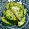 yummy?'s cooksnap of when they made 簡単！ズッキーニ青のり塩焼き。お弁当にも.