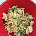 あっこりんご's cooksnap of when they made きゅうりと鳥ささみのさっぱり和え★塩麹.