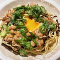 ♪ゆかたん♡'s cooksnap of when they made 塩昆布de納豆＆オクラのパスタ。.