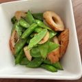 毎日みそ汁's cooksnap of when they made ✿絹さやと竹輪の中華風炒め✿.