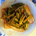 猫緑月's cooksnap of when they made アスパラとベーコン炒め☆冷凍作りおきにも.