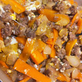 ＊よょよ＊'s cooksnap of when they made 挽き肉とたまねぎとたまごで丼！！！.