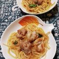 ﾁｲﾁｬﾝﾏﾏ's cooksnap of when they made カリッカリチキンの和風おろしポン酢パスタ.