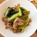 なーなちゃん's cooksnap of when they made 簡単！豚肉と小松菜のレモン醤油炒め.