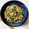 ponpocojp's cooksnap of when they made めんつゆ・山菜水煮 で 簡単山菜そば.