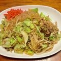 さすらい's cooksnap of when they made ダイエット！しらたきとひき肉の焼きそば.