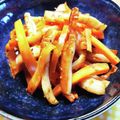 お山のエイ's cooksnap of when they made 人参とちくわだけで☆シンプルきんぴら.