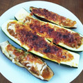 ペキのリリー's cooksnap of when they made ズッキーニと挽肉のチーズ焼き.