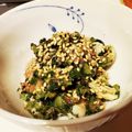 ダッフィーニーうに's cooksnap of when they made さっぱり旨✿さば缶とモロヘイヤの梅和え.