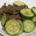 yummy?'s cooksnap of when they made 牛肉とズッキーニの中華風『何食べ』#74.