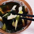 アクセル☆'s cooksnap of when they made たけのことわかめのお吸い物✿.
