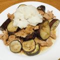 vabochan's cooksnap of when they made なすと豚肉のマヨポン炒めさっぱりおろし♪.